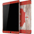 Canadian Flag Dark Wood iPad Skins